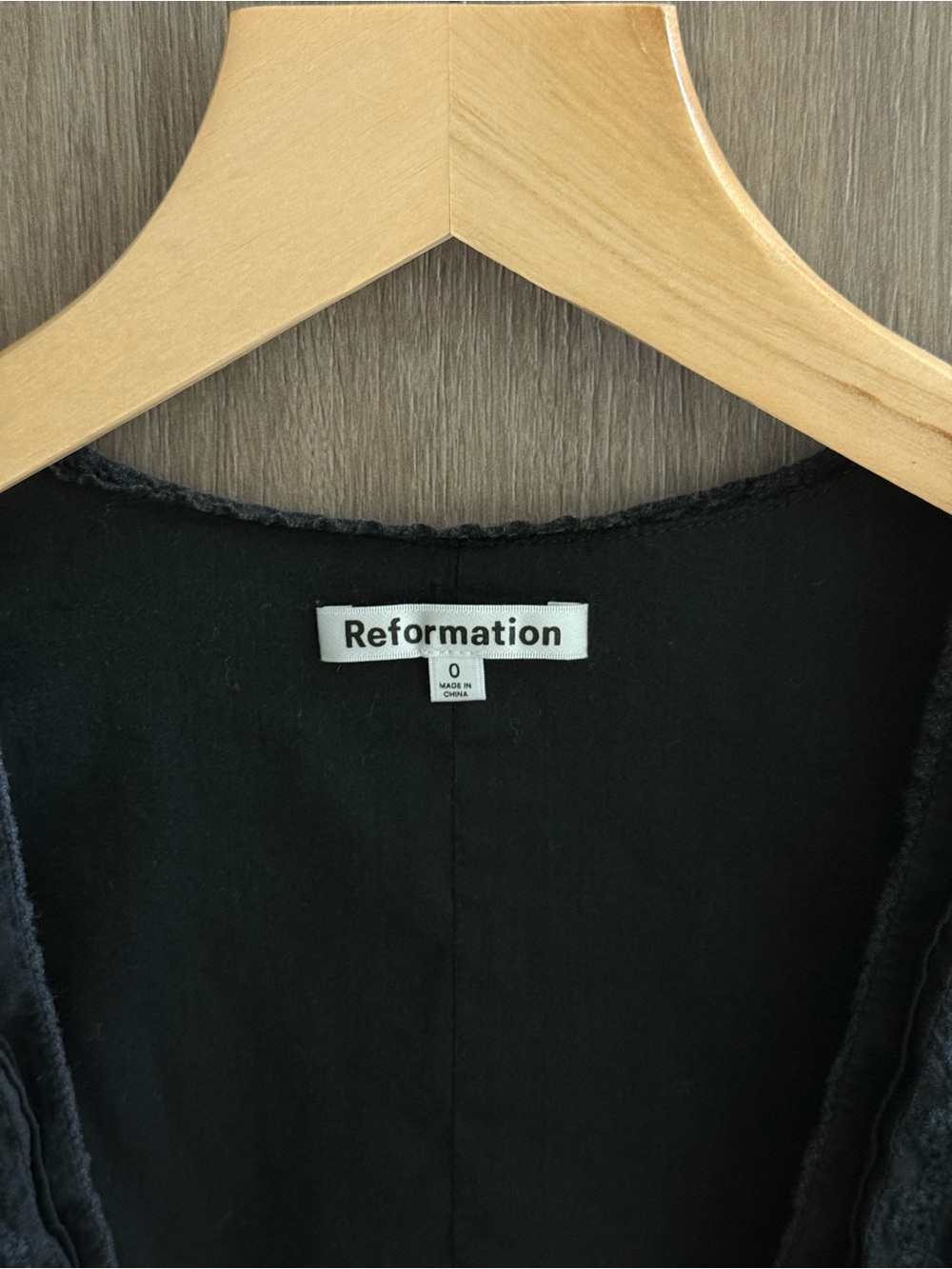 Reformation Black Meadowlark Top - Picture 5 of 6